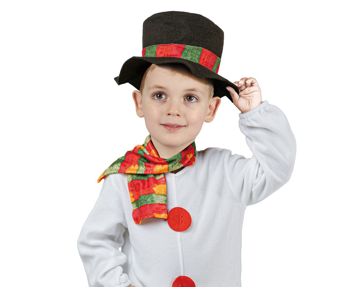 Role play-set for child Snowman (jumpsuit, hat, scarf), size 92/104 cm
